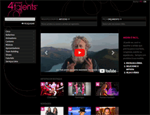 Tablet Screenshot of concept4talents.com
